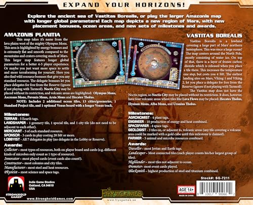 Stronghold Games - Terraforming Mars Amazonis & Vastitas Expansion | 1-5 Players, Ages 12+