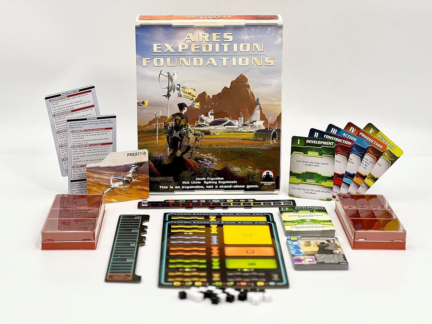 Terraforming Mars Ares Expedition: Foundations by Stronghold Games — Six-Player Expansion