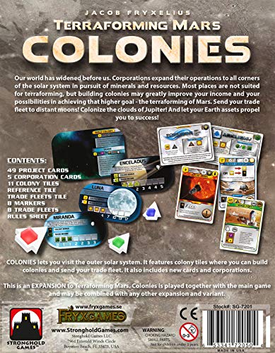 Terraforming Mars: The Colonies by Stronghold Games | Strategy Board Game