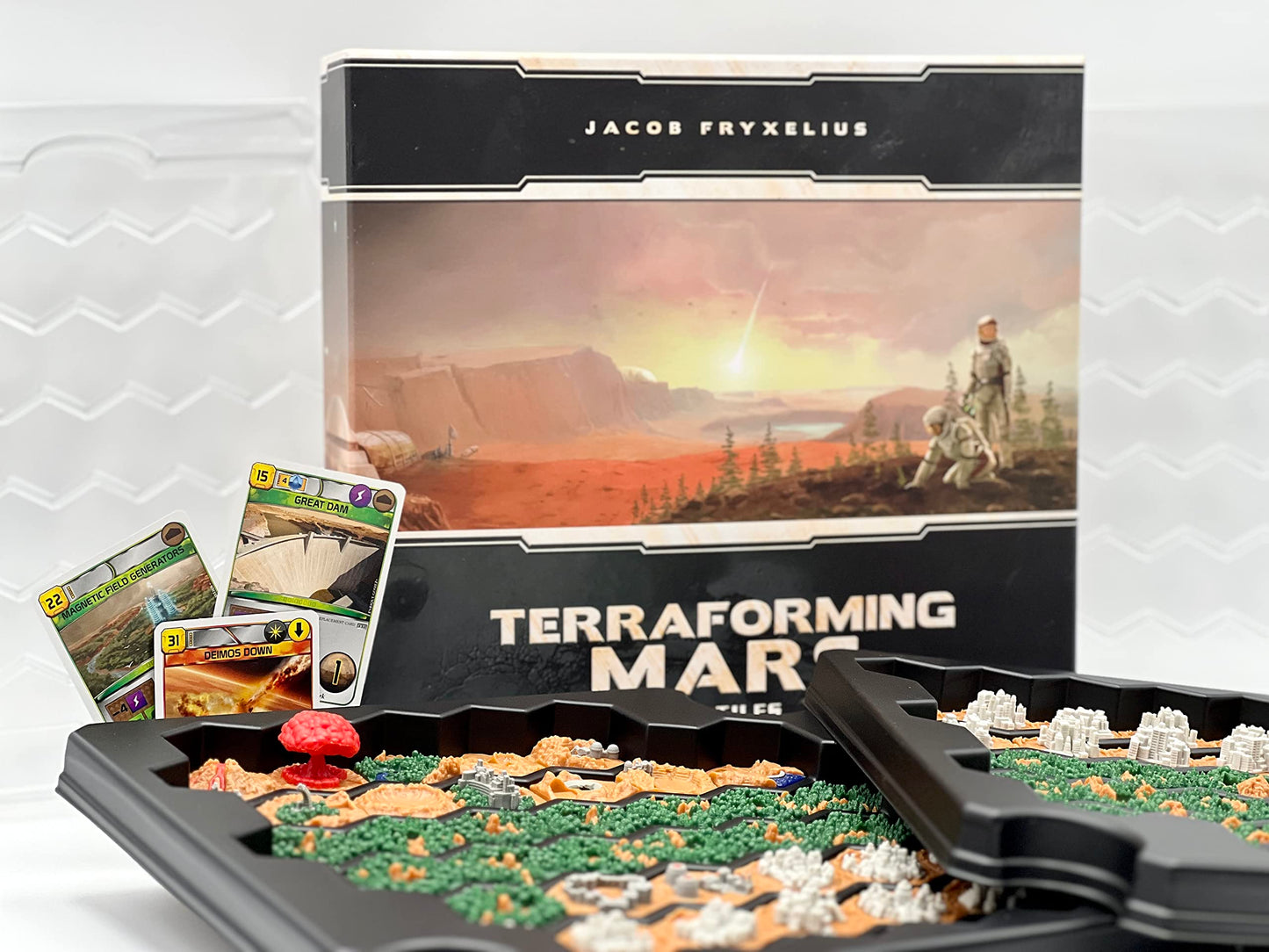 Terraforming Mars: Small Box by Stronghold Games – 3D Tiles & Storage Upgrade