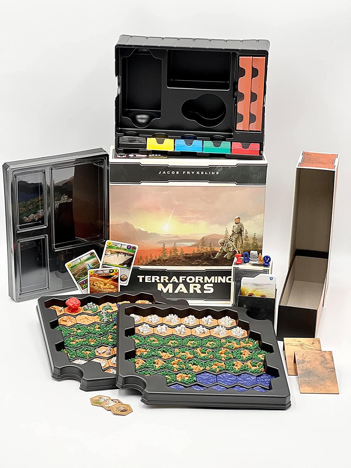 Terraforming Mars Big Box by Stronghold Games — 90+ Tiles & Premium Storage Organizer