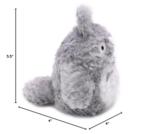 Studio Ghibli Totoro Plush 5.5-Inch Grey Big Totoro | Officially Licensed