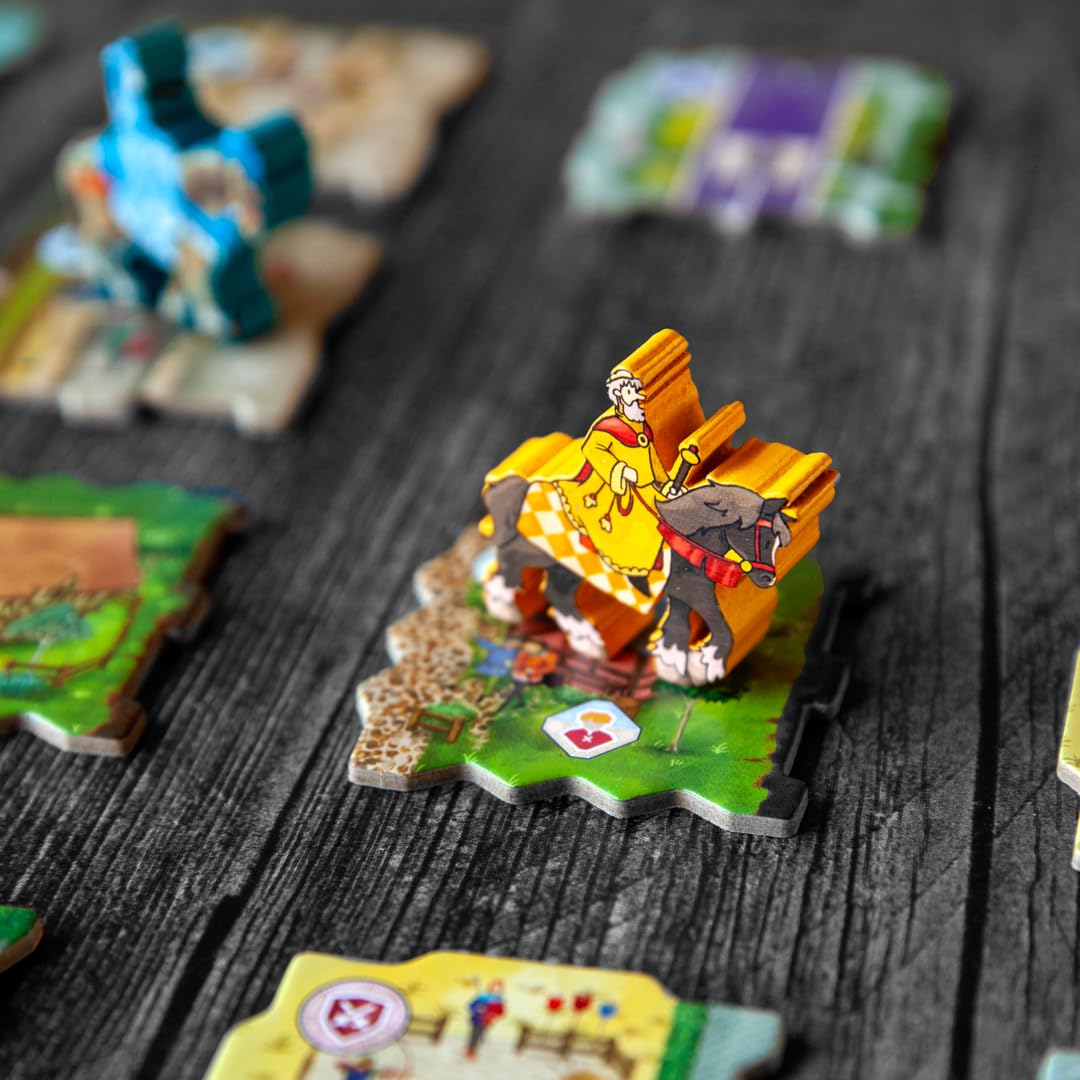 STUDIO H Middle Ages - Medieval Tile Strategy Game for 2-5 Players | 30 Min Play Time | Ages 10+