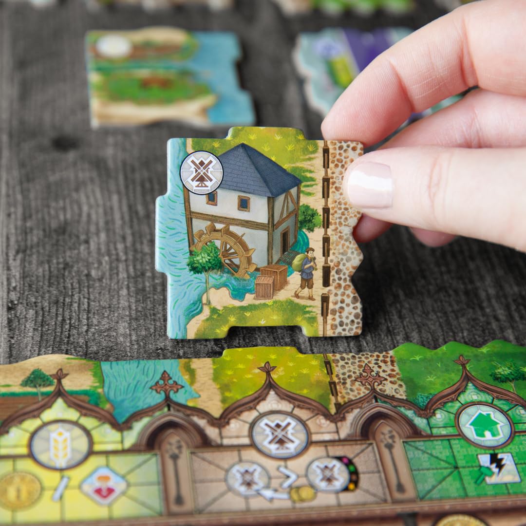 STUDIO H Middle Ages - Medieval Tile Strategy Game for 2-5 Players | 30 Min Play Time | Ages 10+