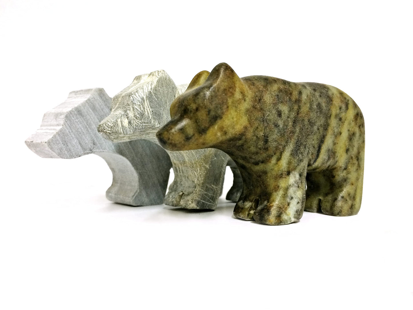 STUDIOSTONE CREATIVE DIY Soapstone Bear Carving Kit – All Supplies Included