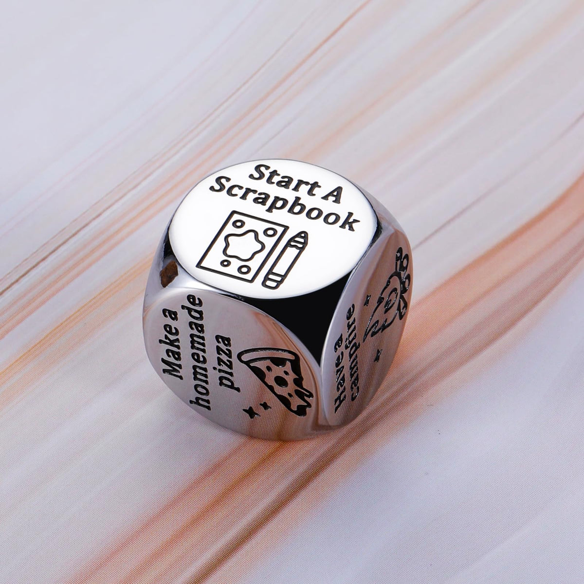 STUNFASSOO Date Night Dice for Couples – Anniversary, Valentine & Steel 11th Gift