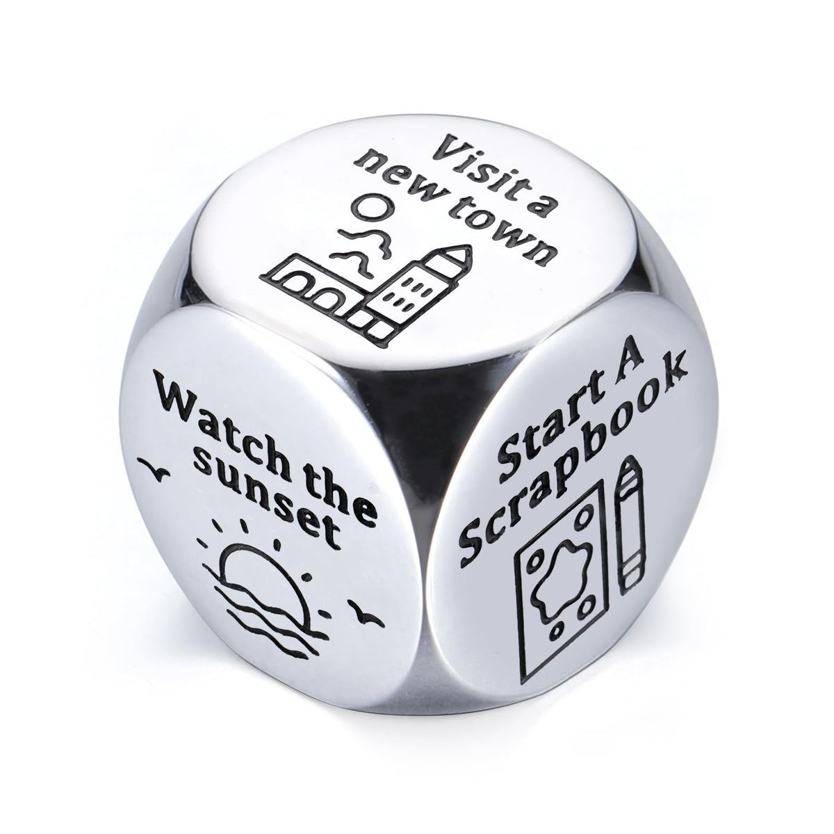 STUNFASSOO Date Night Dice for Couples – Anniversary, Valentine & Steel 11th Gift