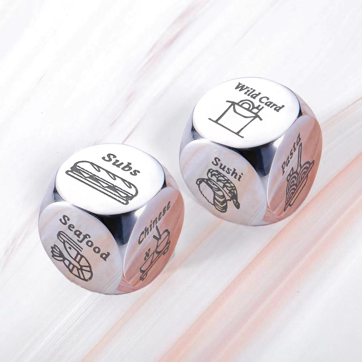 Food Decision Dice by STUNFASSOO | Fun Date Night Gift for Couples
