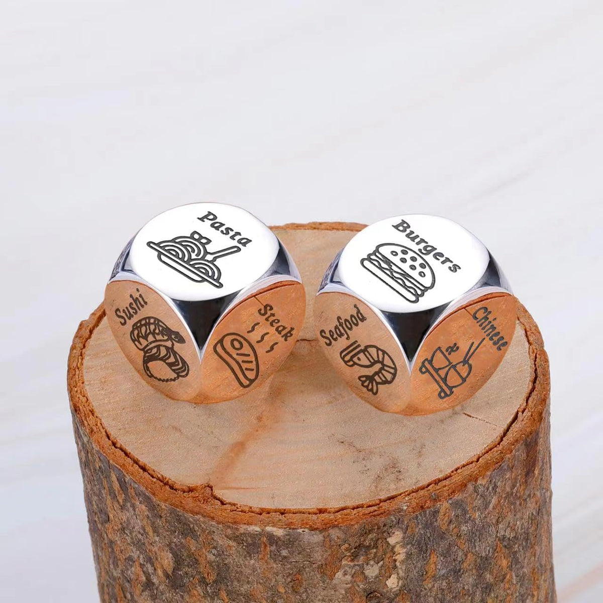 Food Decision Dice by STUNFASSOO | Fun Date Night Gift for Couples