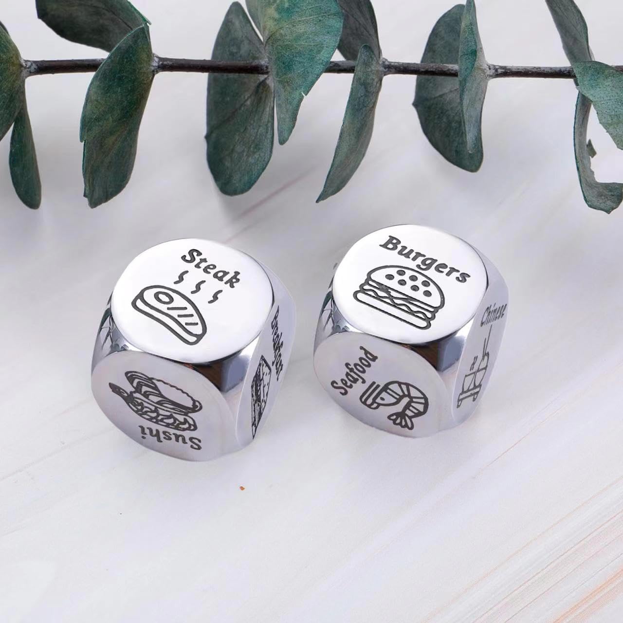Food Decision Dice by STUNFASSOO | Fun Date Night Gift for Couples