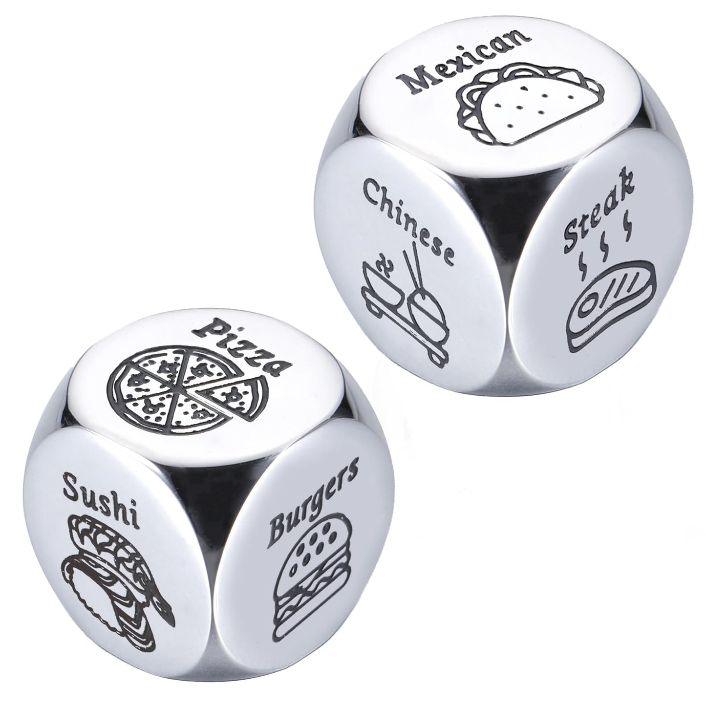 Food Decision Dice by STUNFASSOO | Fun Date Night Gift for Couples