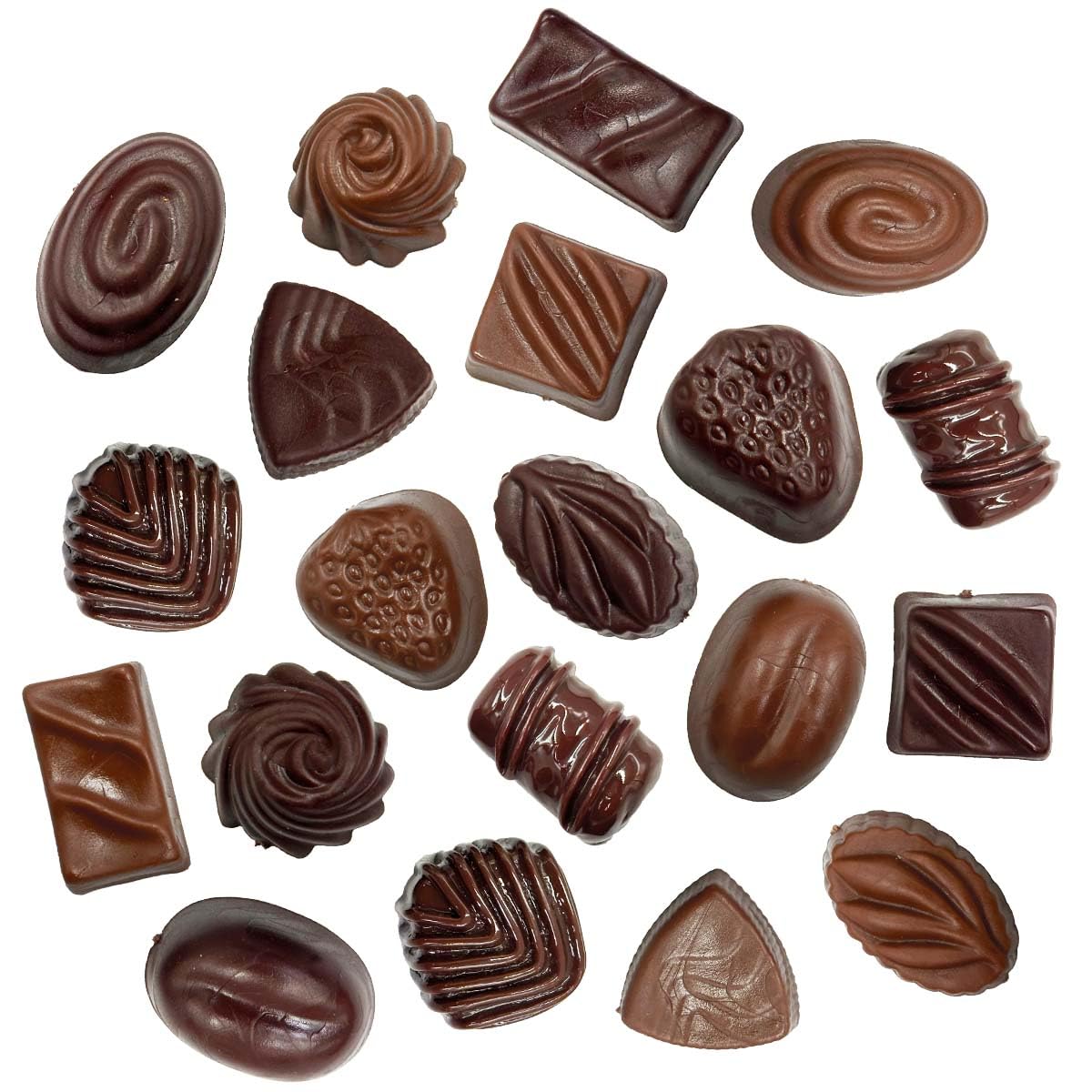 Suartus Fake Chocolate 20Pcs – Resin Beads for DIY Crafts