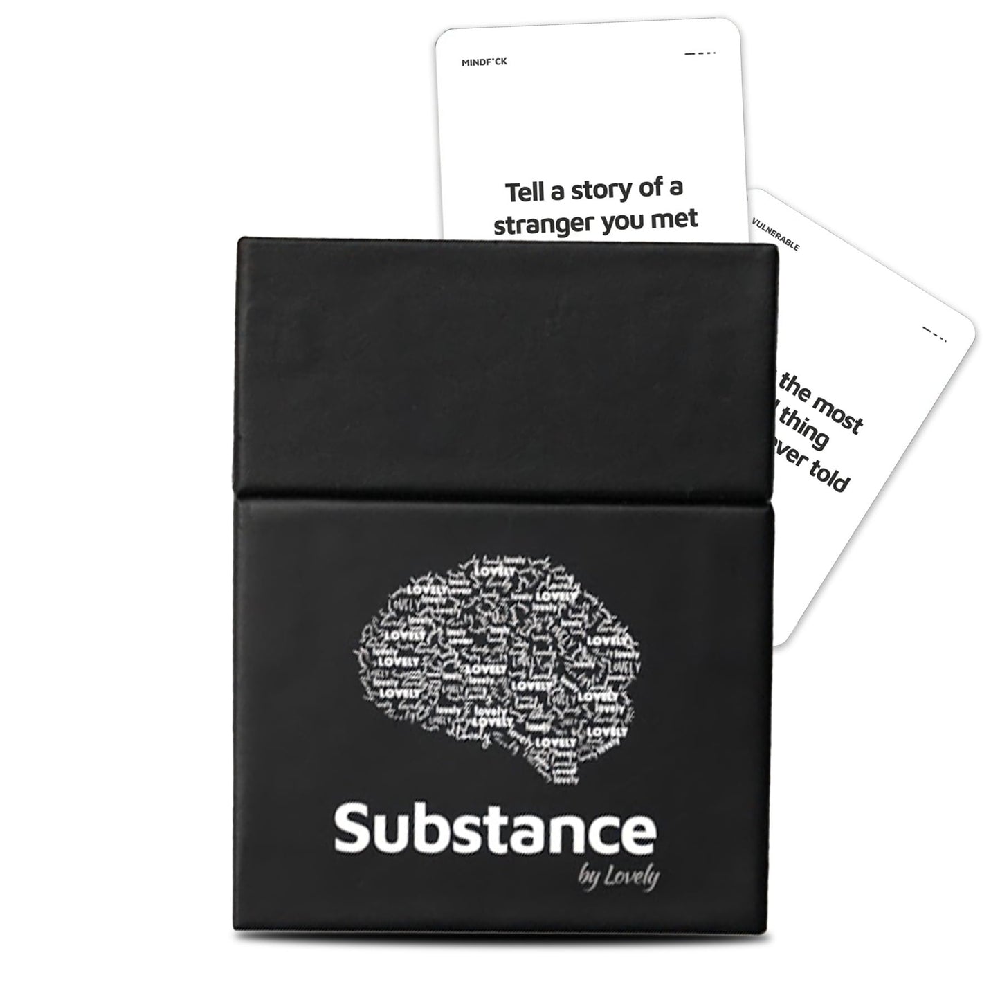 Substance Card Game – 90 Conversation Cards for Deep, Meaningful Talks | Adults, Couples, Friends | 2-6 Players