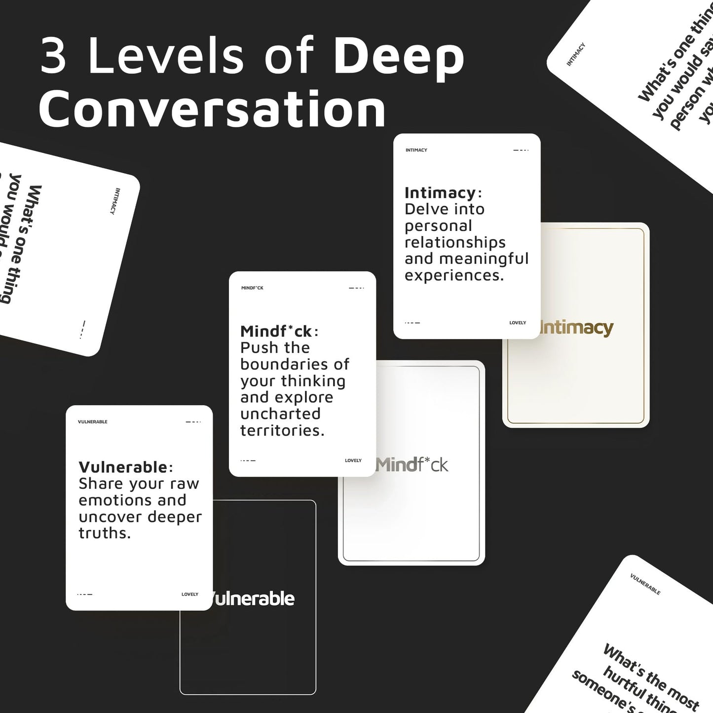 Substance Card Game – 90 Conversation Cards for Deep, Meaningful Talks | Adults, Couples, Friends | 2-6 Players