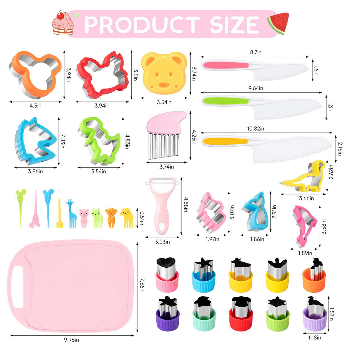 Suhctuptx Toddler Knife Set — Real Cooking Tools for Kids, Safe Kitchen Cutters & Cutting Board