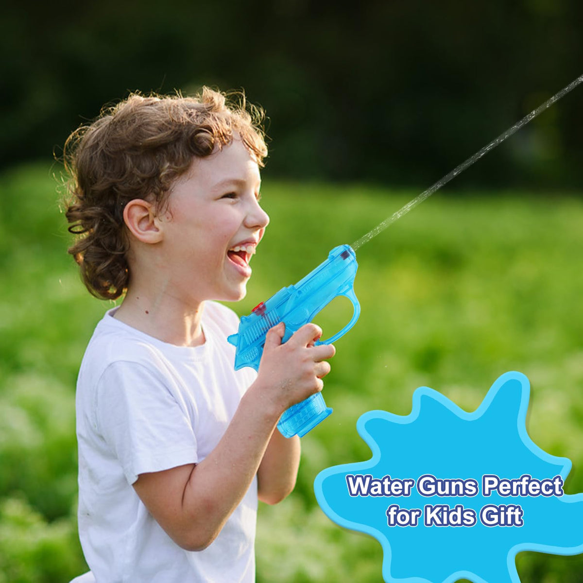 SULOLI Water Guns for Kids - 8-Pack, Durable ABS Plastic Blasters for Pool, Beach & Outdoor Water Battles