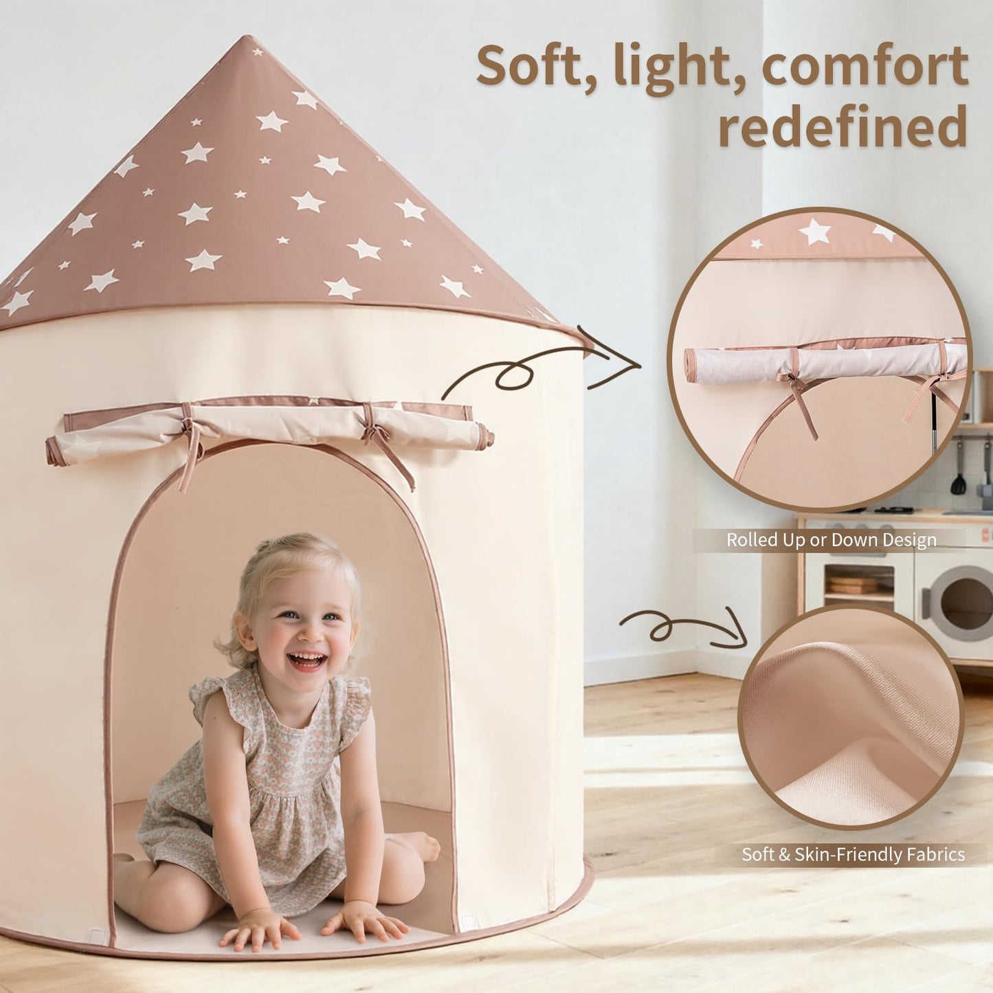 Sumbababy Kids Tent with Crawl Tunnel – Ball Pit for Toddlers | Indoor & Outdoor Play Set