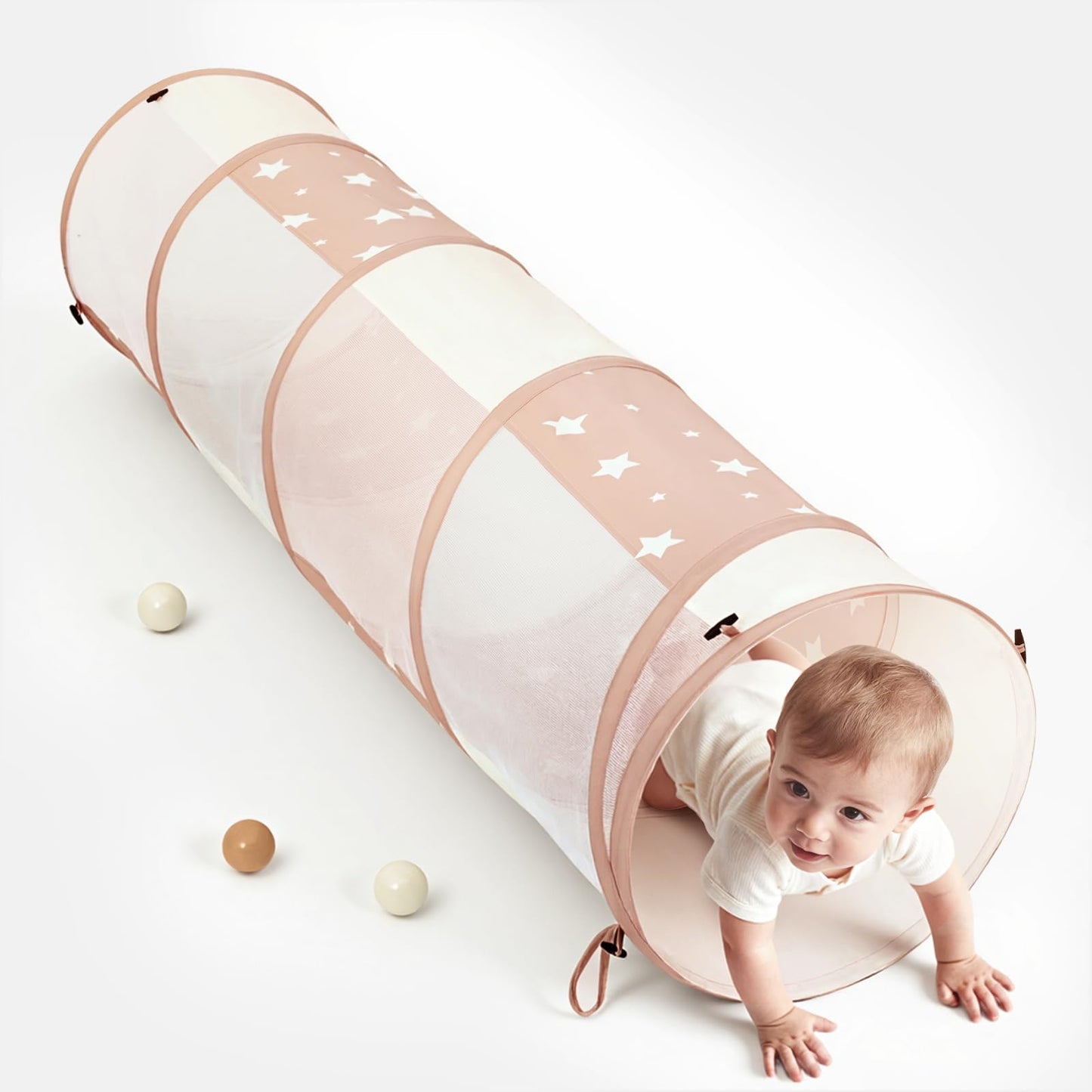 Sumbababy Tunnel Toys for Toddlers – Safe Soft Crawl Tunnels for Kids and Pets