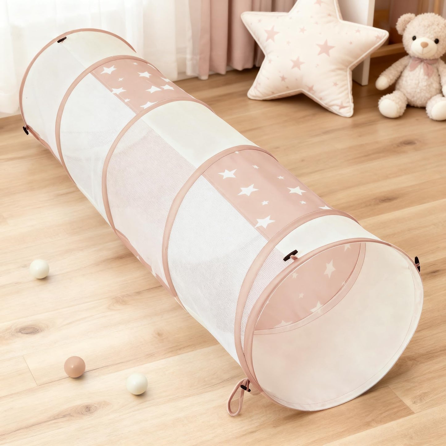 Sumbababy Tunnel Toys for Toddlers – Safe Soft Crawl Tunnels for Kids and Pets