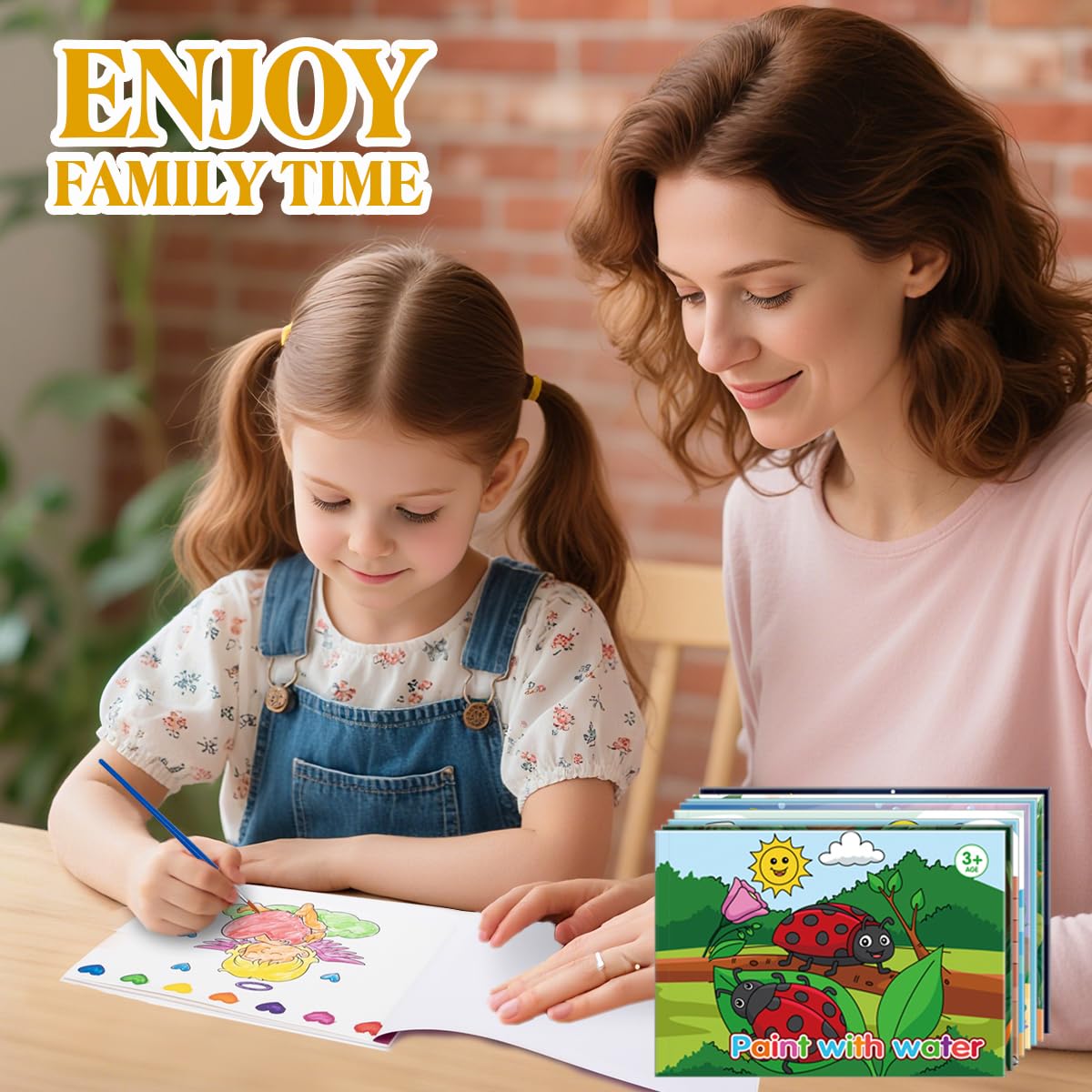 SUMERX 8-Pack Coloring Books for Kids – Watercolor Paint Sets & Party Favors