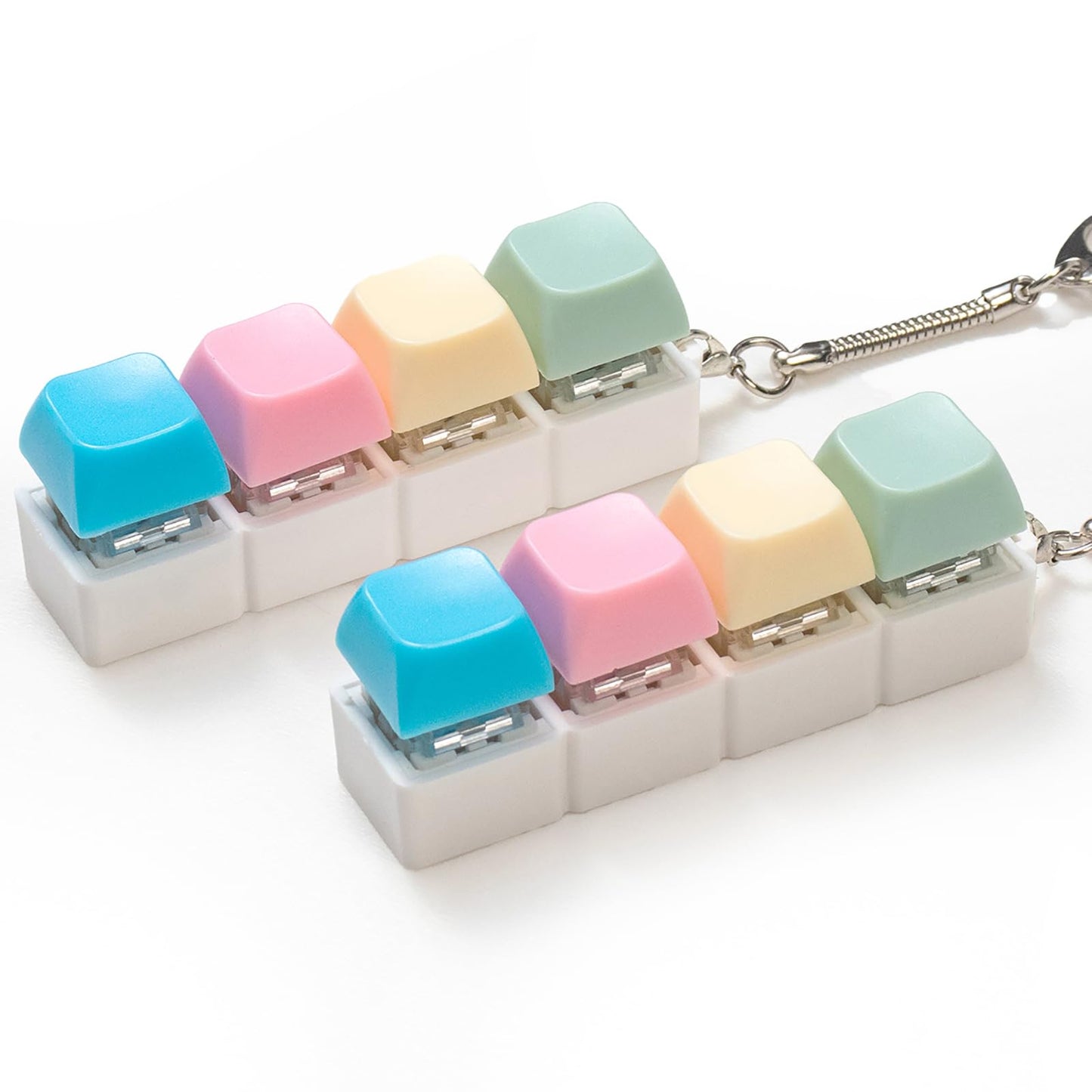 Sumgsn 2 Pcs Creamy Keyboard Fidget Toy – Loud Clicker for Stress Relief & Focus