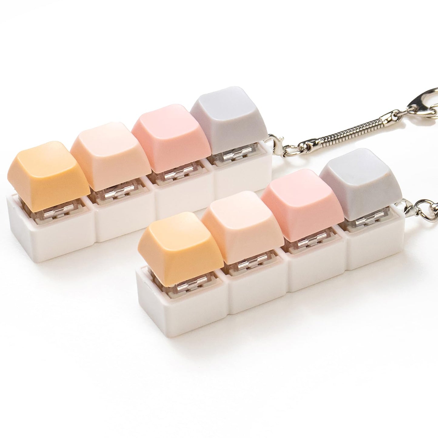 Sumgsn: 2 Pcs Creamy Keyboard Fidget Toy – 4-Key Decompression Clicker for Office Desk and Focus