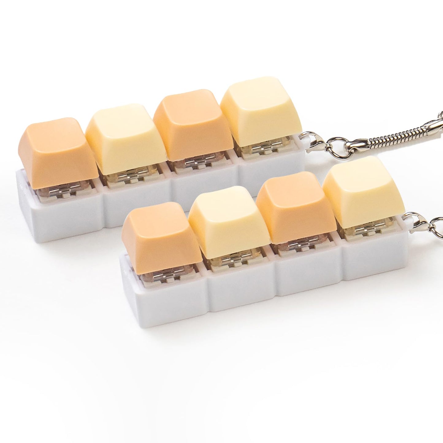 Sumgsn Creamy Keyboard Fidget Toy 2-Pack — 4 Keys, Loud Clicker for Stress Relief