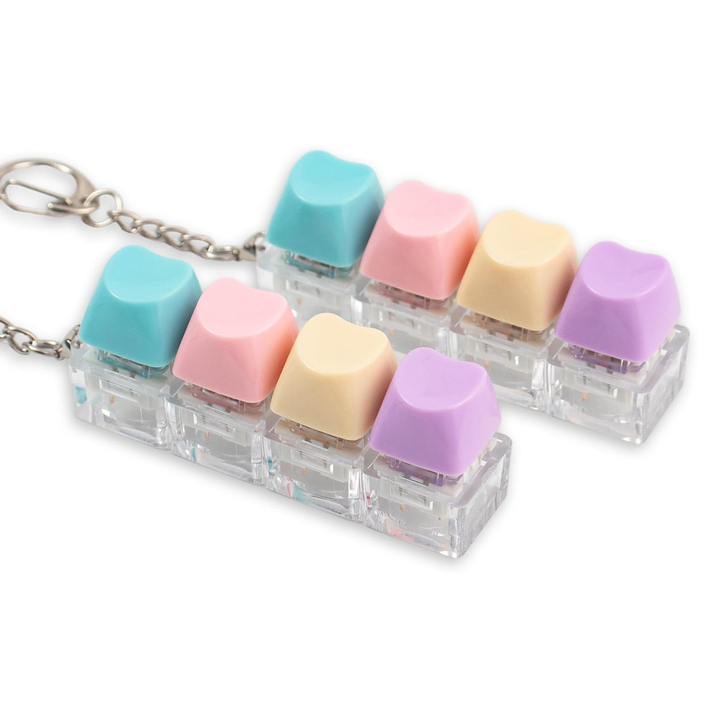 Sumgsn Creamy Keyboard Fidget Toy – 2-Pack, 4 Keys for Focus & Stress Relief