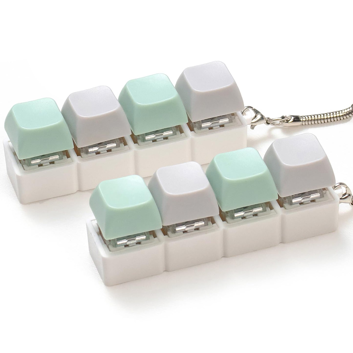 Sumgsn 2-Pack Green Keyboard Fidget Toy – 4-Key Clicker for Focus