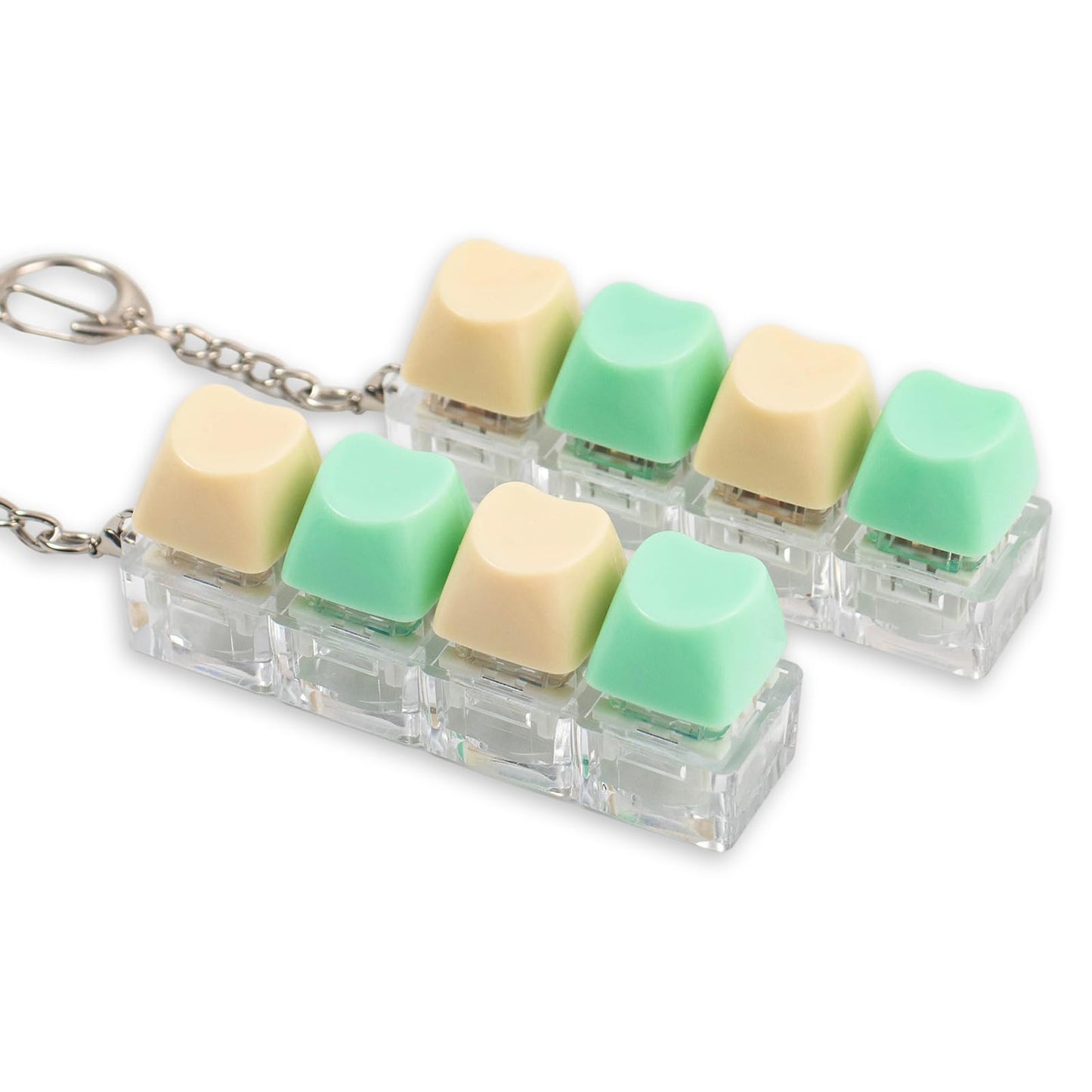 Sumgsn 2-Piece Heart-Shaped Keyboard Fidget Toy with 4 Keys – Stress Relief & Focus