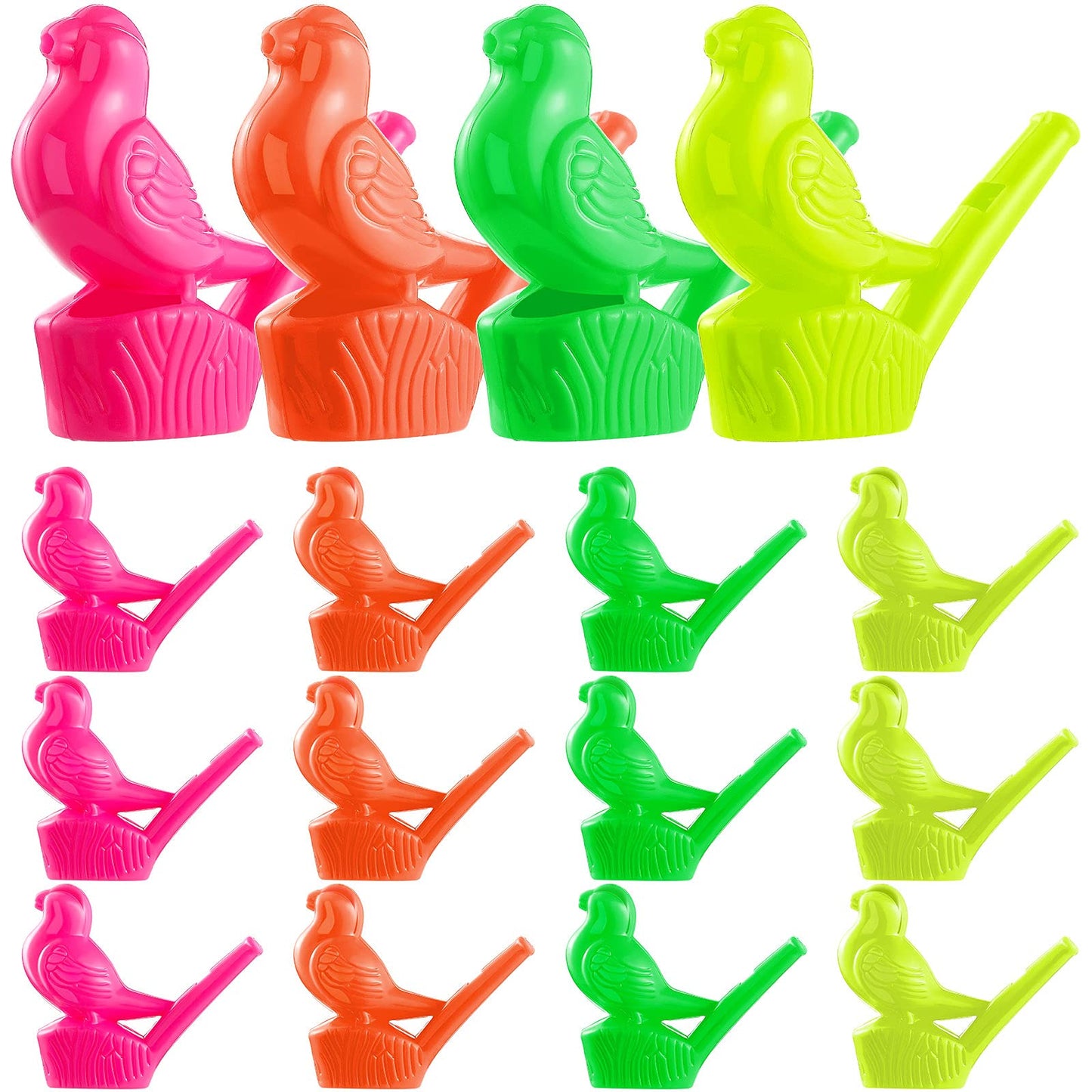 Sumind 24-Piece Bird Water Whistles – Colorful Bird Calls for Kids