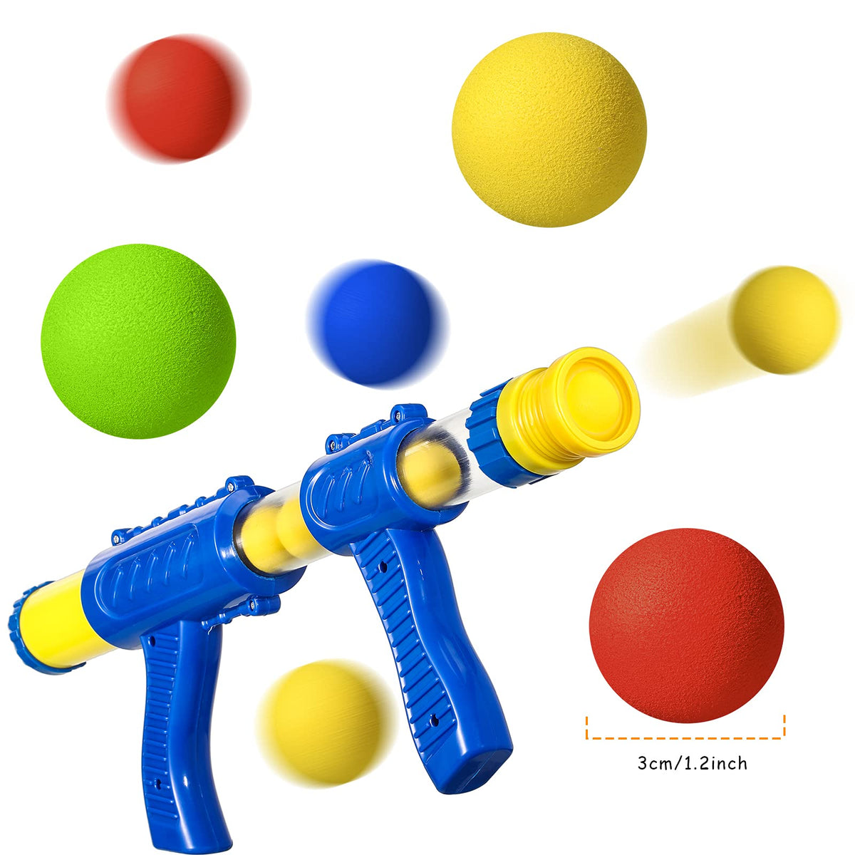 Sumind 48-Piece Soft Foam Balls Refills for Blasters – Colorful, Safe Rounds for Kids' Games