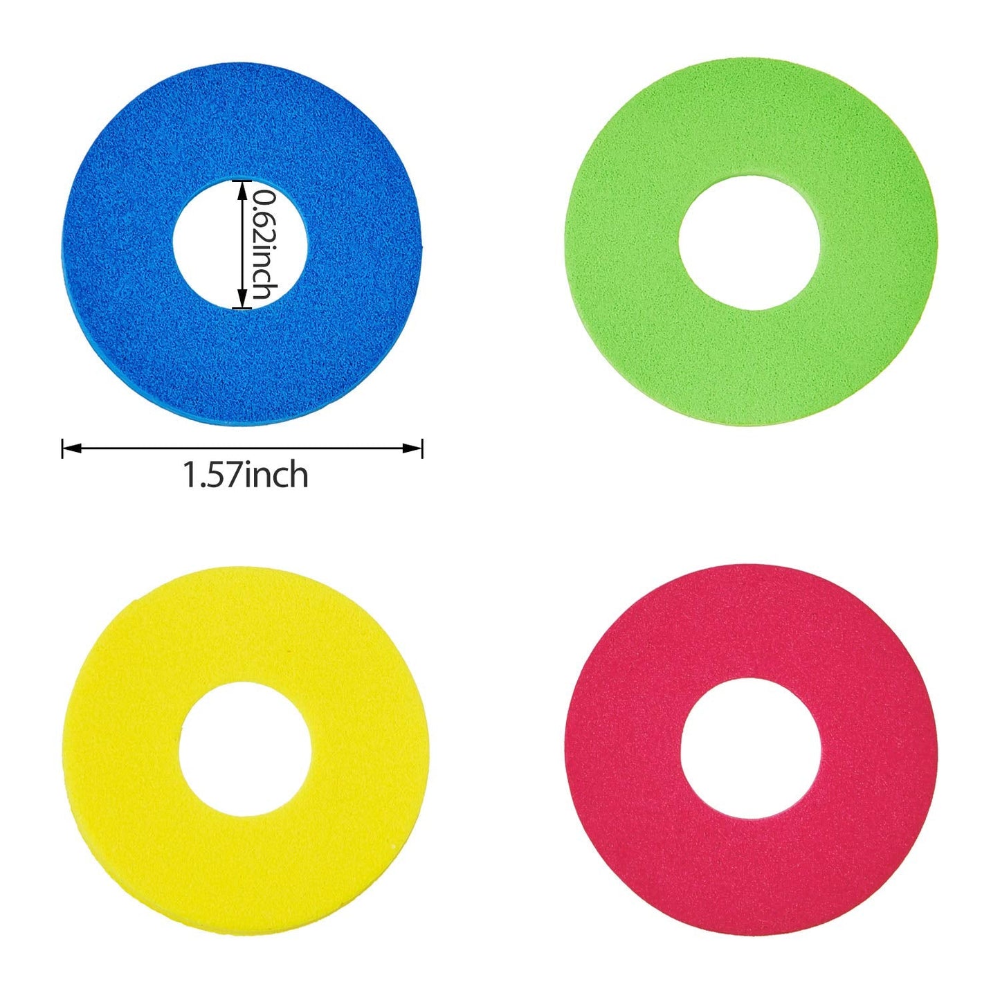 Sumind 60-Piece Foam Disc Shooter Set for RC Robots – Colorful Safe Foam Discs