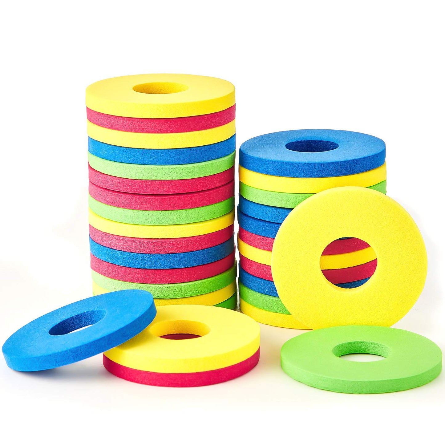 Sumind 60-Piece Foam Disc Shooter Set for RC Robots – Colorful Safe Foam Discs