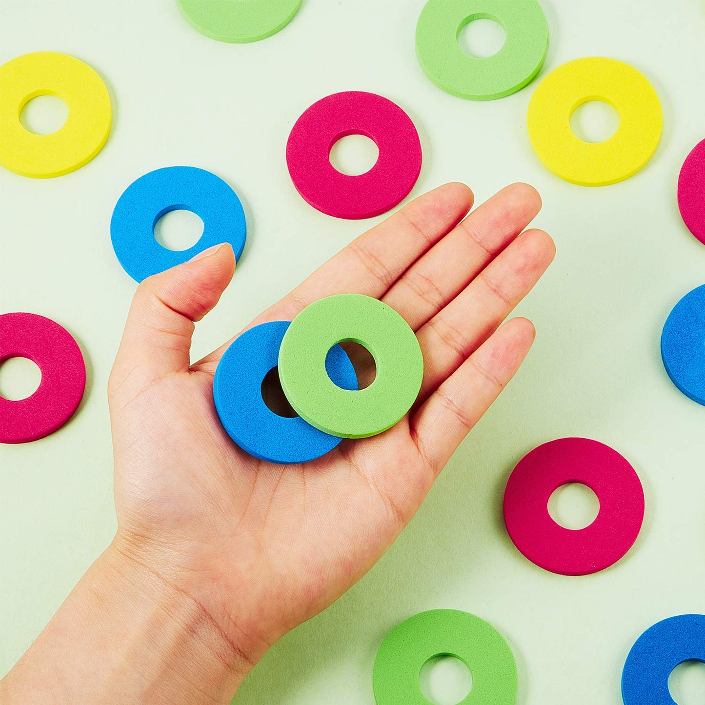 Sumind 60-Piece Foam Disc Shooter Set for RC Robots – Colorful Safe Foam Discs