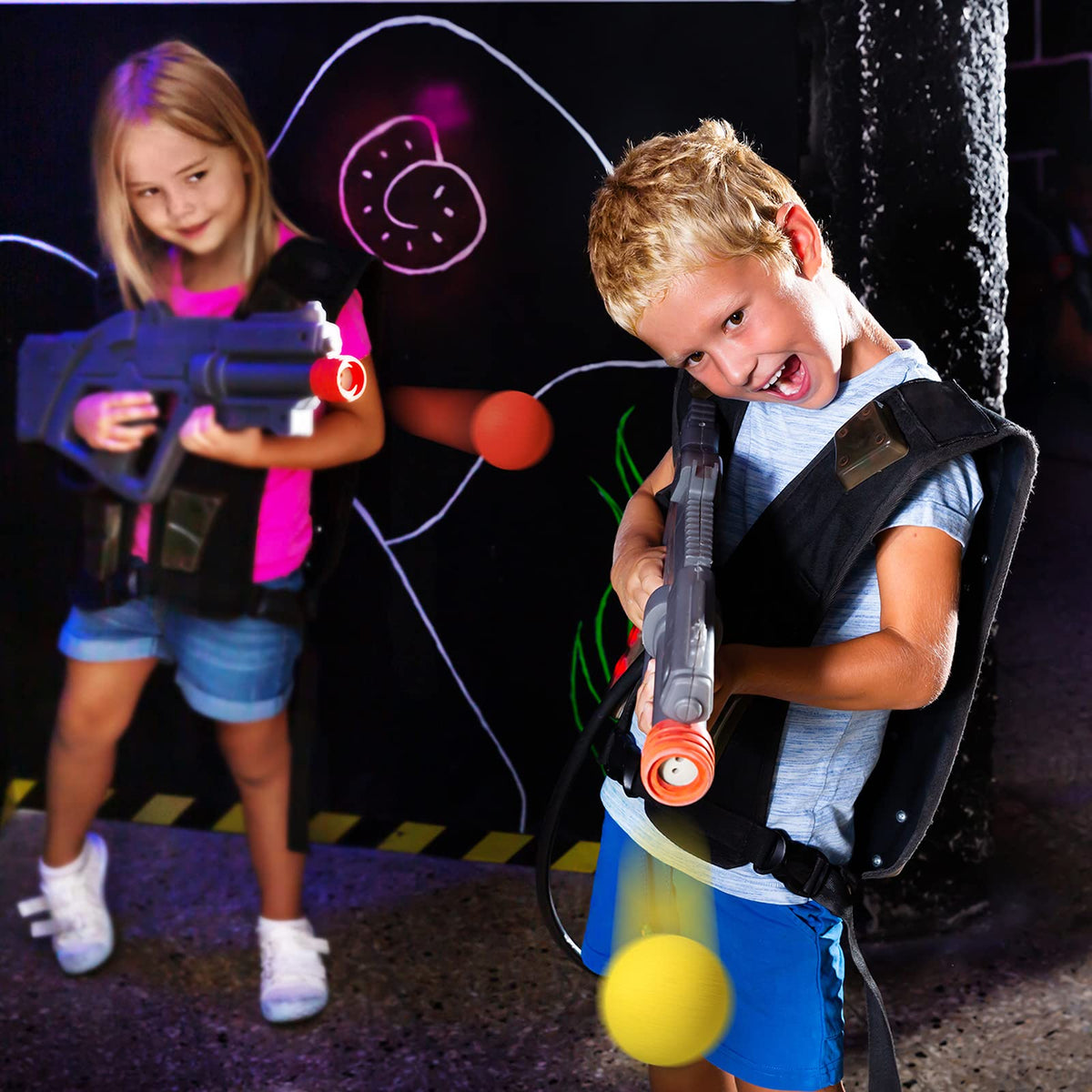 Sumind 48-Piece Soft Foam Balls Refills for Blasters – Colorful, Safe Rounds for Kids' Games