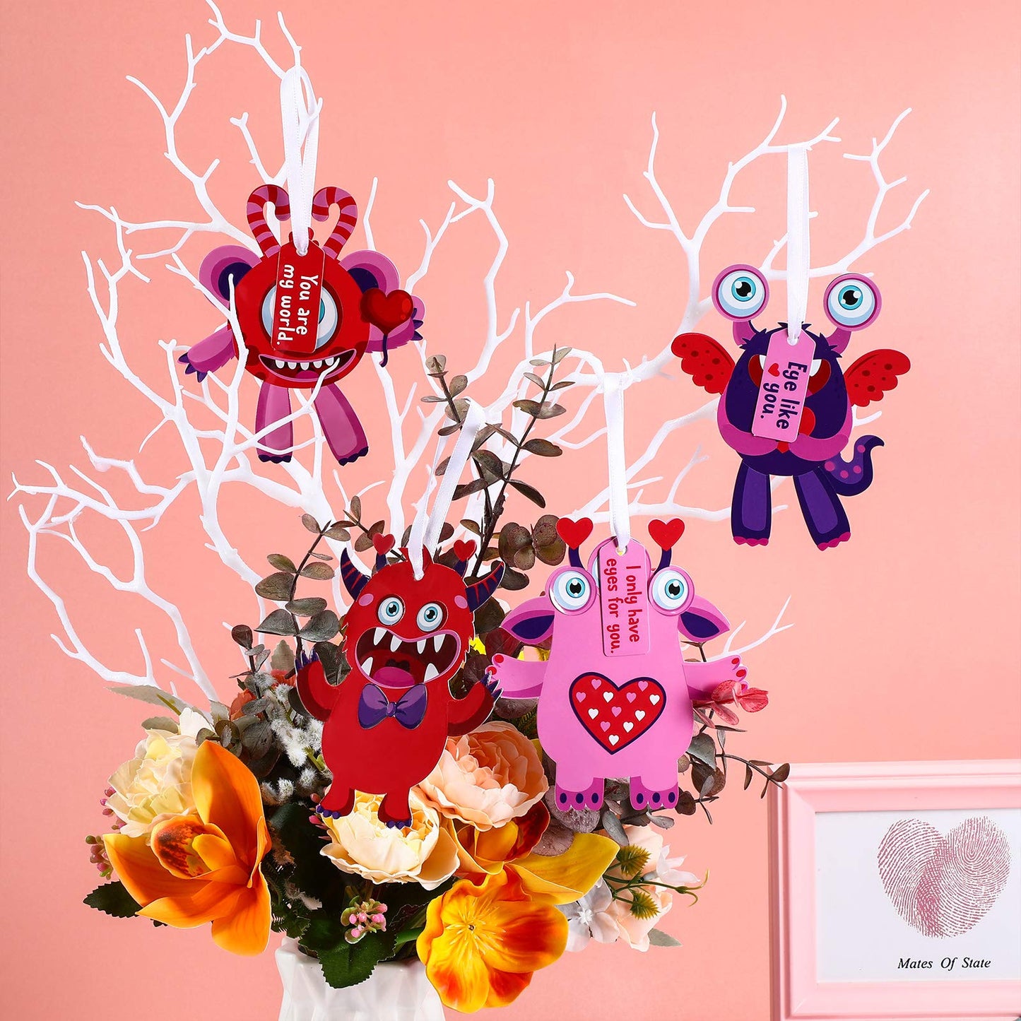 Sumind 60 Valentines Day Craft Kits for Kids – DIY Ornaments & Classroom Activities