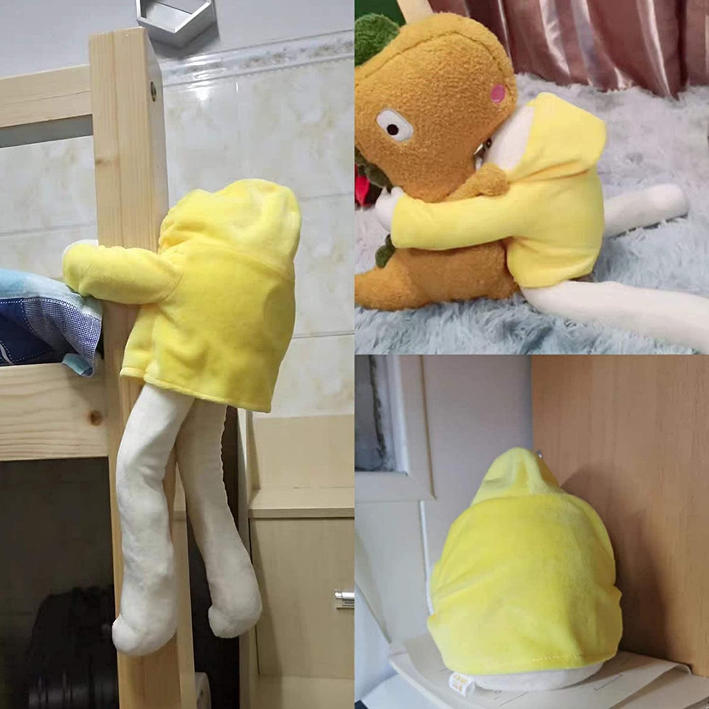 Sunfedmiss Plush Banana Man Toy – 65cm Poseable Magnet Doll for Kids & Gifting