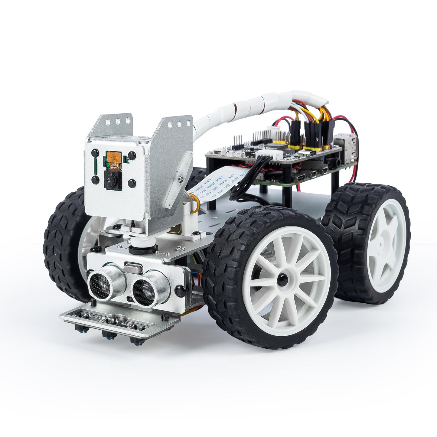 SunFounder PiCar-X AI Video Robot Car Kit for Raspberry Pi 5/4/3B+/Zero 2W – Vision, Voice & Python