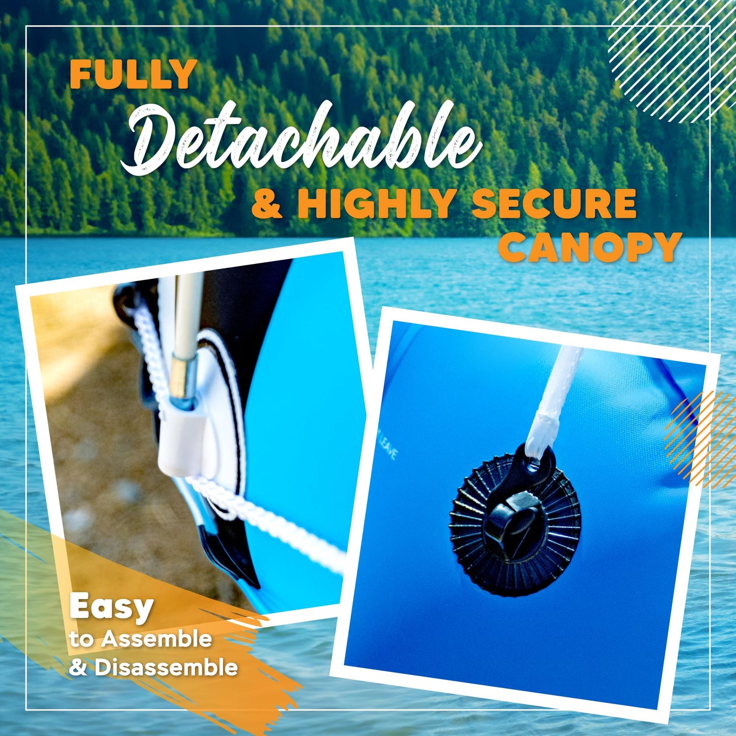 Sunlite Sports Heavy Duty River Tube Inflatable – 2026 Upgrade & Premium Water Float