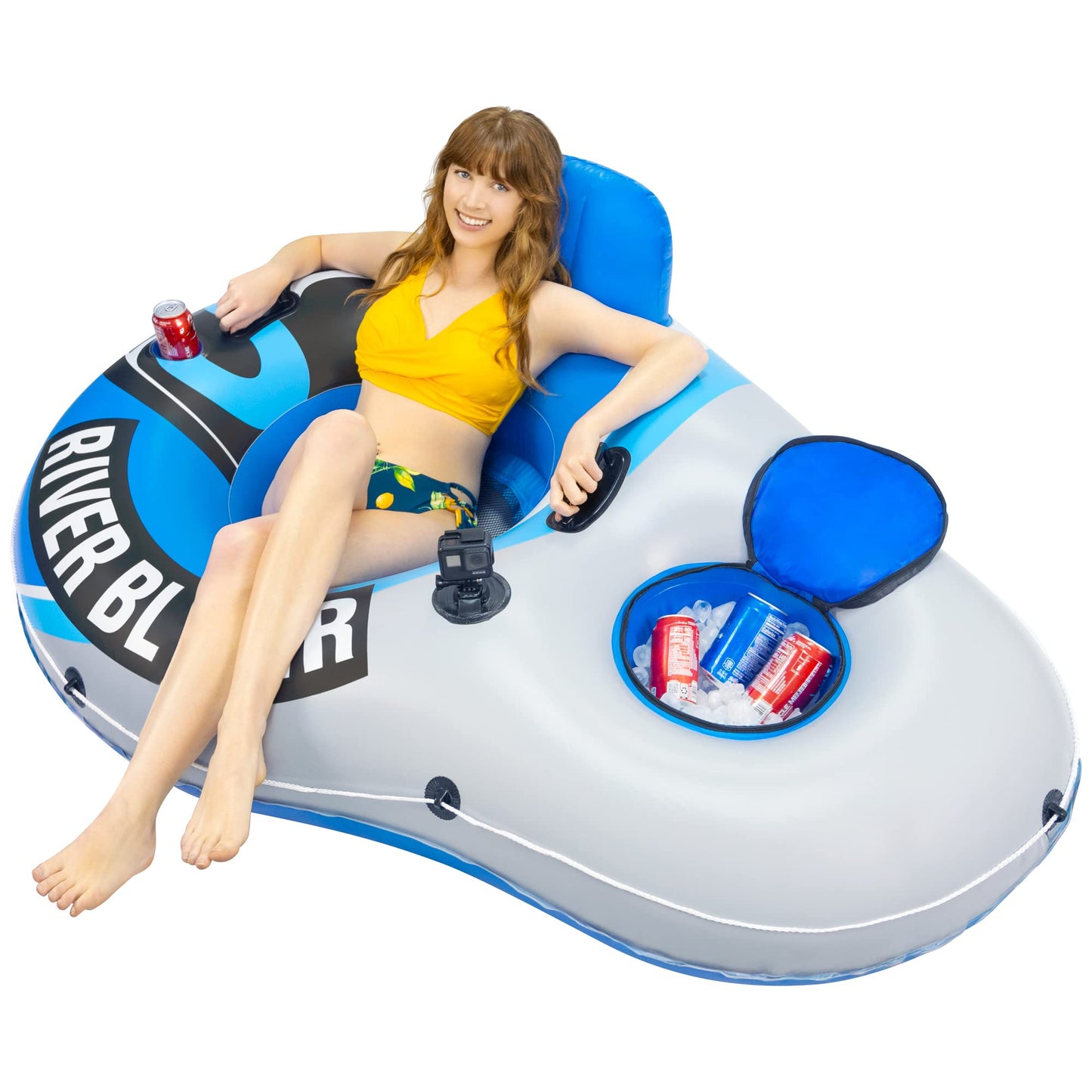 Sunlite Sports River Blazer Heavy Duty River Tube Inflatable | Premium Lake & River Float