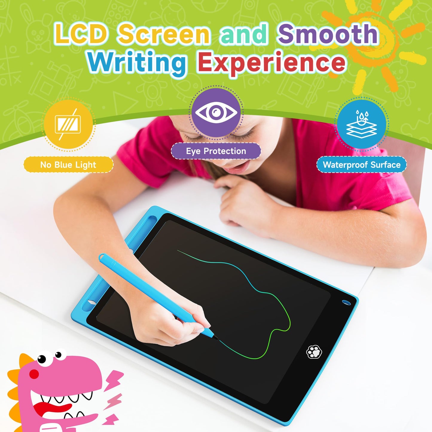 Sunlu 26-Pack LCD Writing Tablet 8.5in Doodle Board for Kids