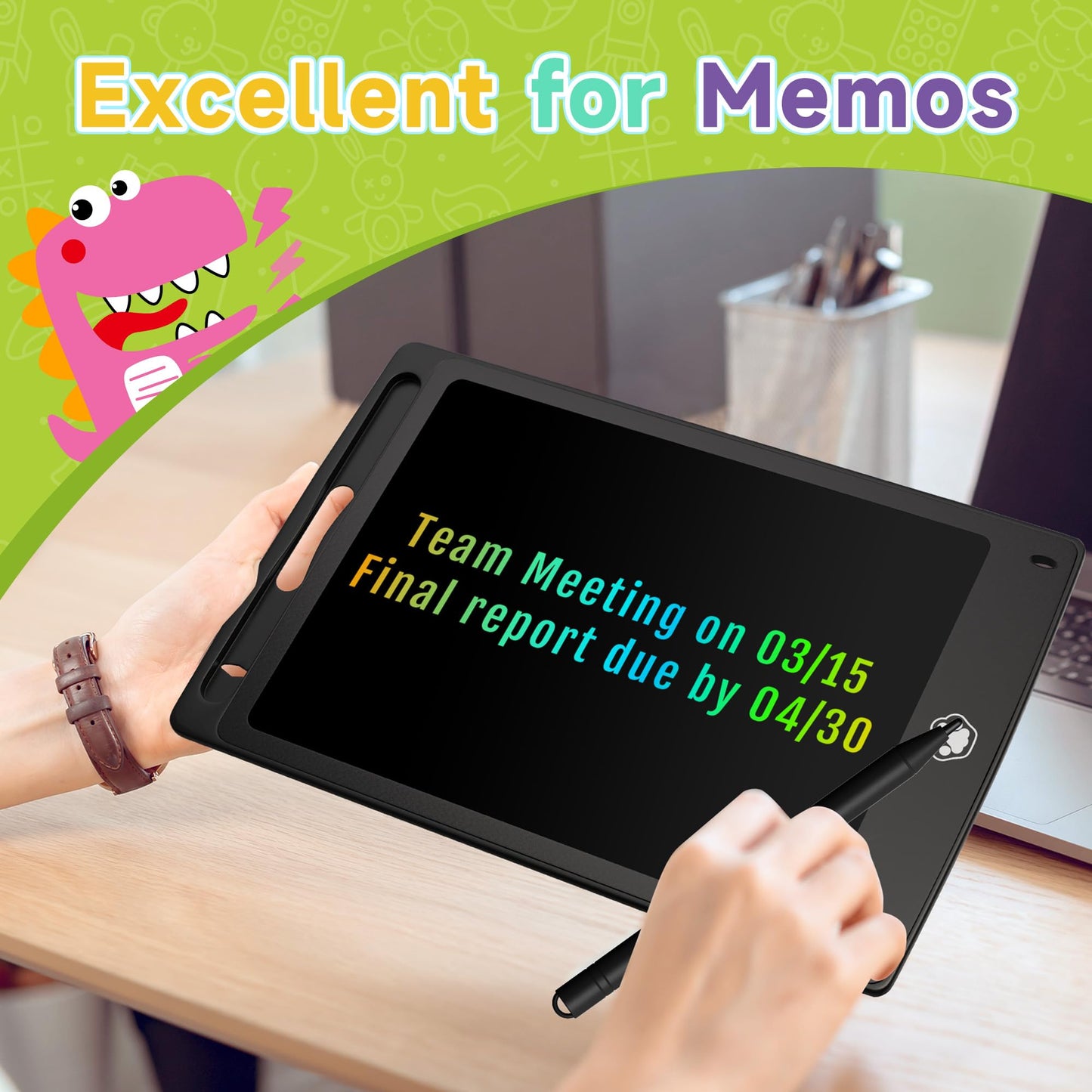 Sunlu 26-Pack LCD Writing Tablet 8.5in Doodle Board for Kids
