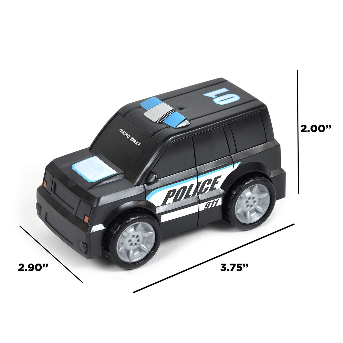 Sunny Days Entertainment Micro Mini City Vehicles – 5-Pack Rescue Toys with Moving Parts
