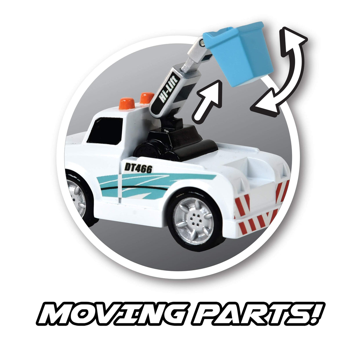 Sunny Days Entertainment Micro Mini City Vehicles – 5-Pack Rescue Toys with Moving Parts
