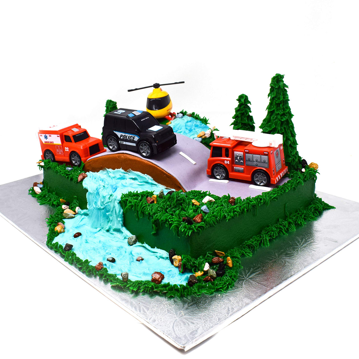 Sunny Days Entertainment Micro Mini City Vehicles – 5-Pack Rescue Toys with Moving Parts