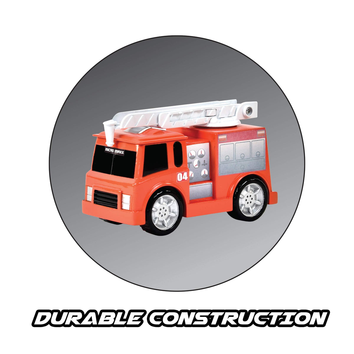 Sunny Days Entertainment Micro Mini City Vehicles – 5-Pack Rescue Toys with Moving Parts