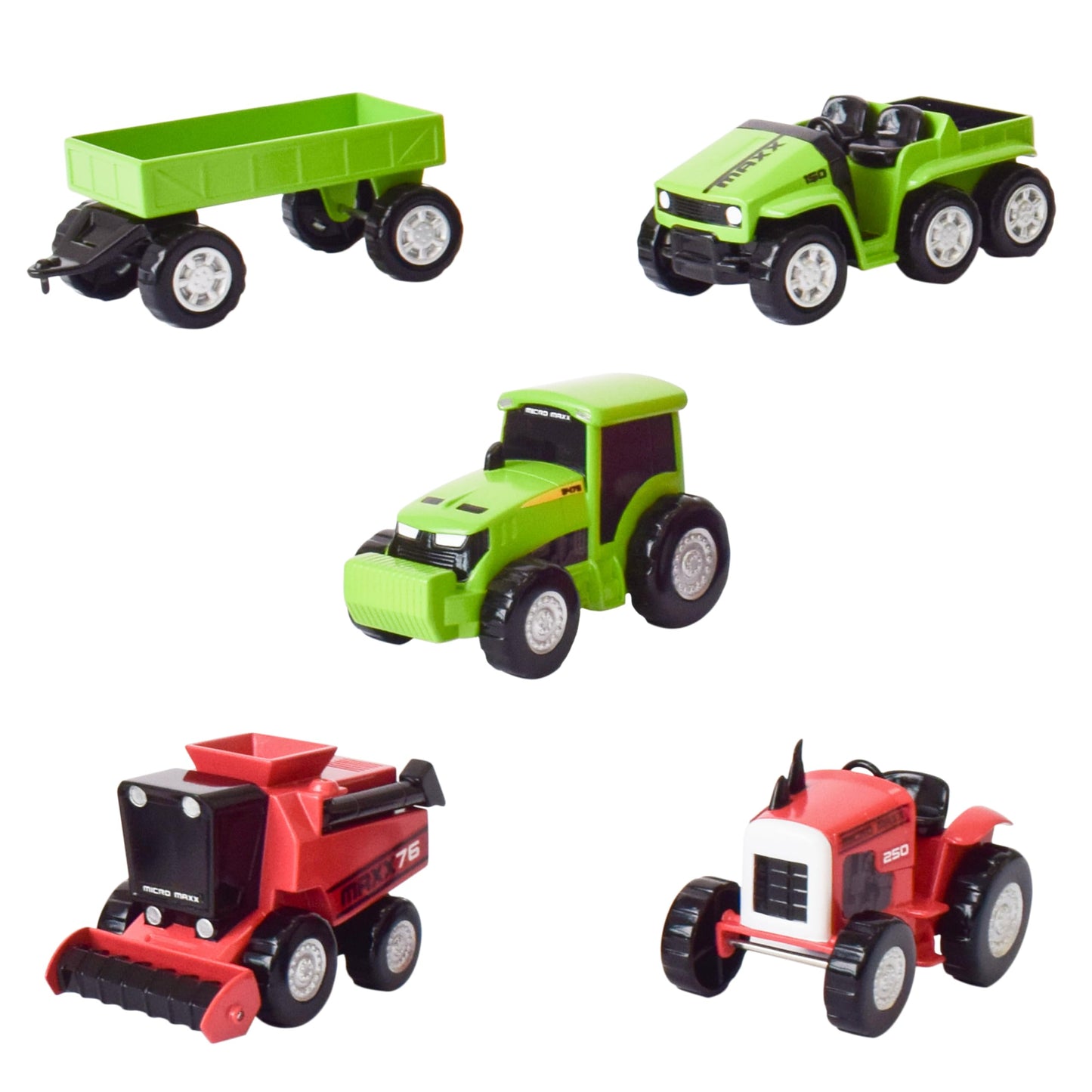 Maxx Action Farm Construction 5-Pack | Sunny Days Entertainment Toy Tractors