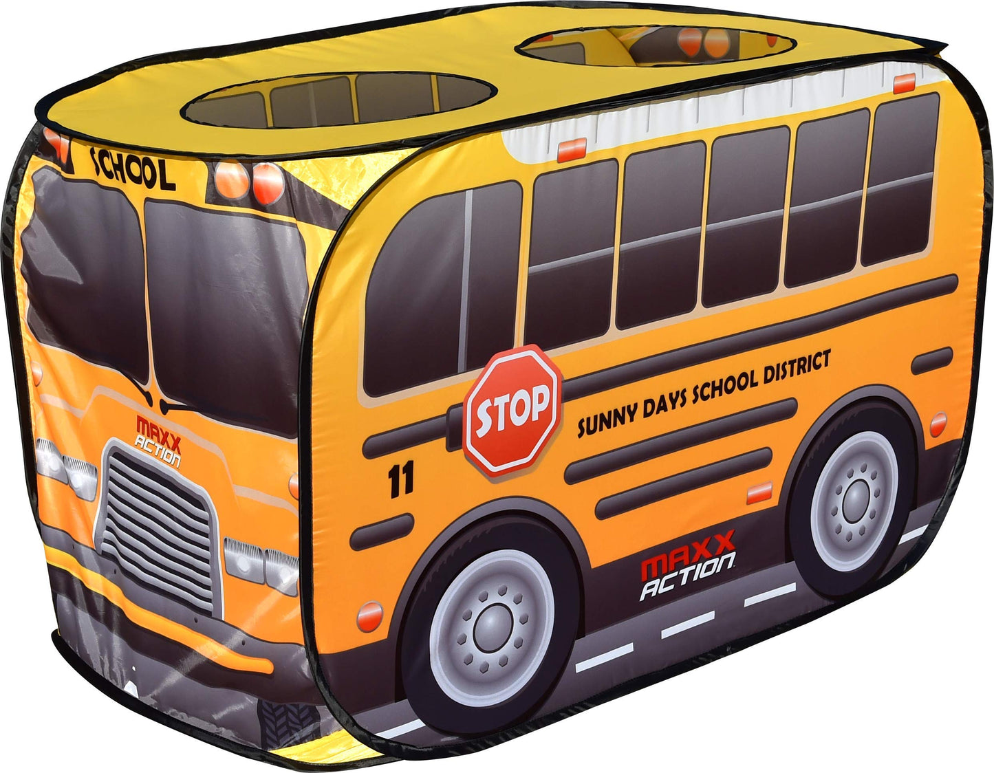 Sunny Days Entertainment Pop Up School Bus – Indoor Playhouse for Kids