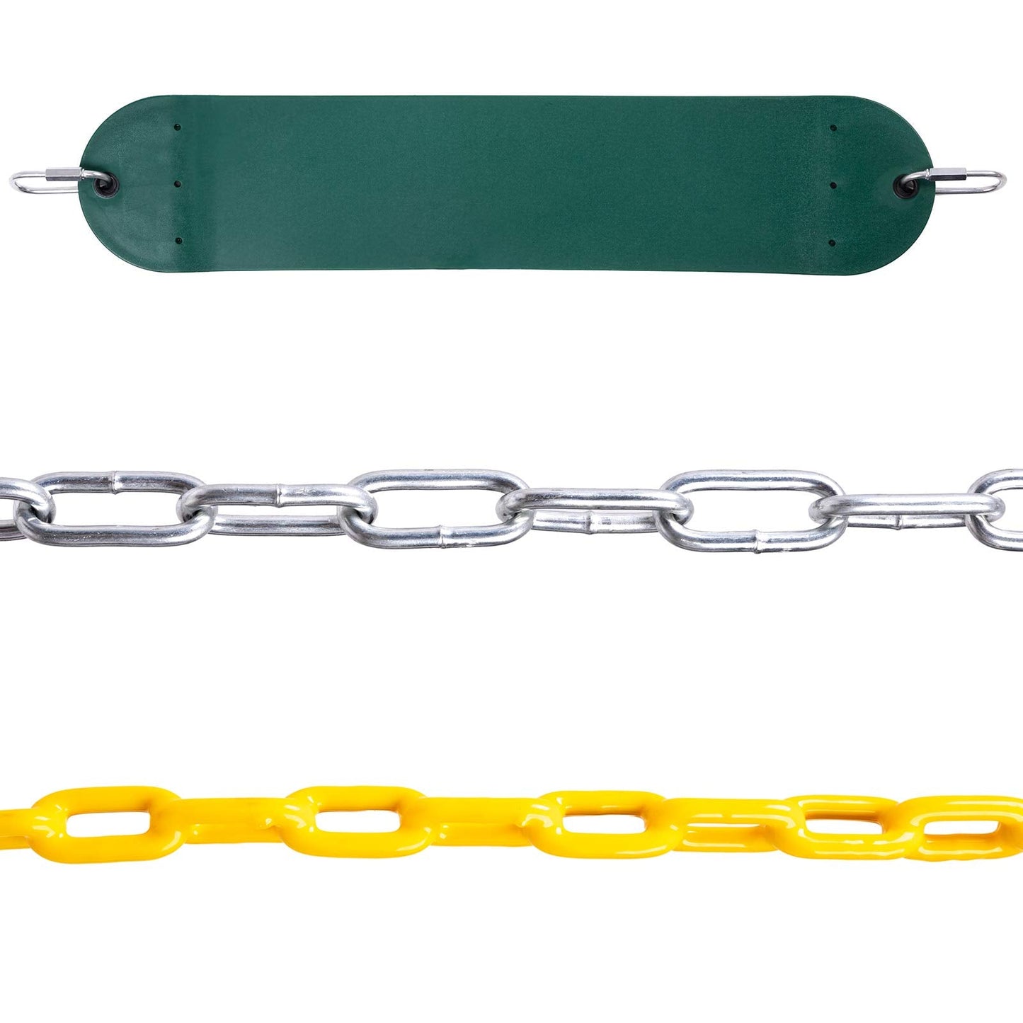 Sunnyglade Heavy-Duty Swing Seat with 66-Inch Chain – 250 lb Capacity, Green